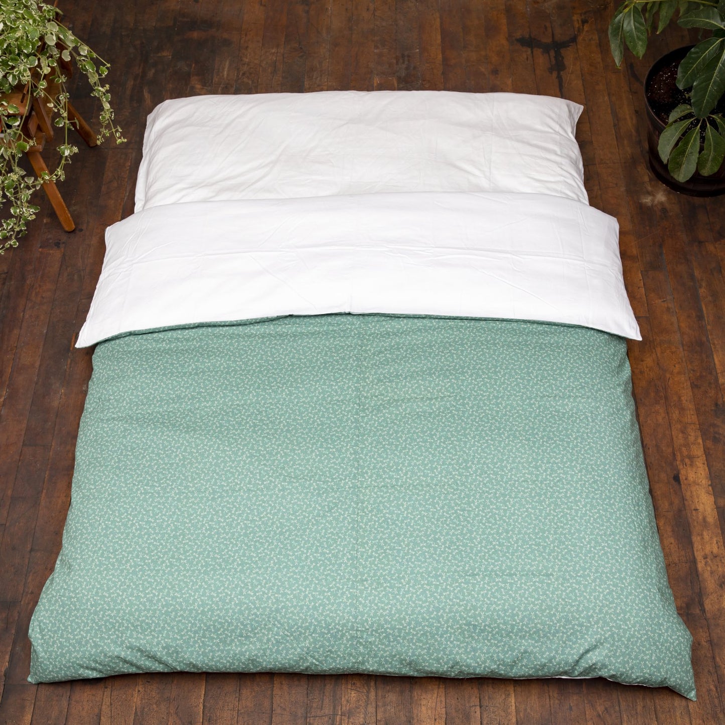 J-Life Tombo Teal Custom Kakefuton with Removable Cover_Kakefutons_Kakefuton with custom cover_Japan Tradition_Sleep System_Handmade__1