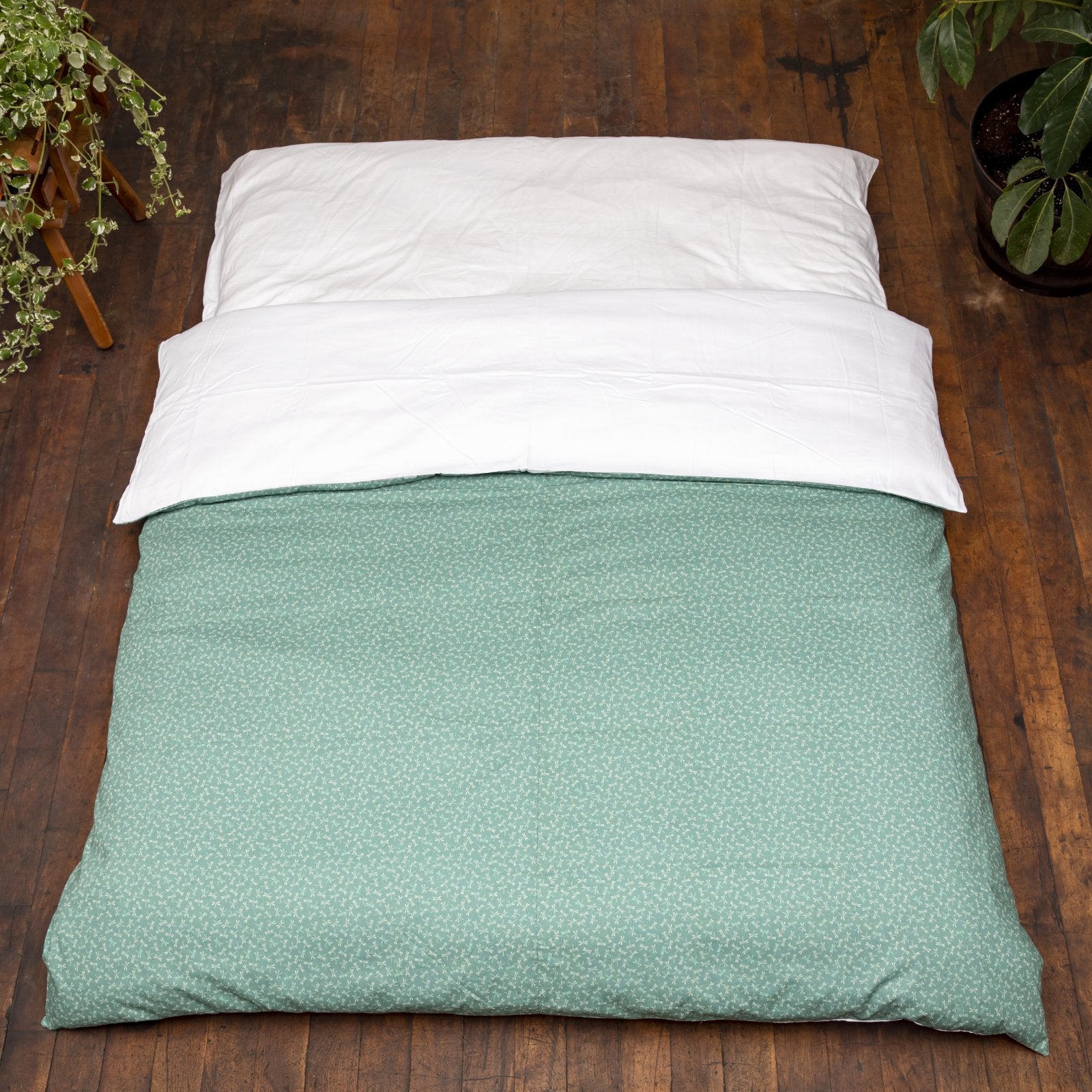 J-Life Tombo Teal Custom Kakefuton with Removable Cover_Kakefutons_Kakefuton with custom cover_Japan Tradition_Sleep System_Handmade__1
