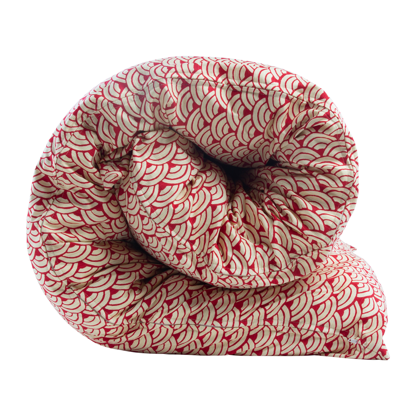 Shiki Futon Jumbo Seika Ha Red Removable COVER ONLY