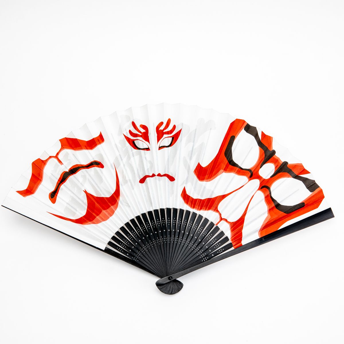 Traditional Japanese Sensu Hand Fan - Kabuki