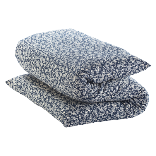 J-Life Shikifuton with Hana Navy Removable Cover