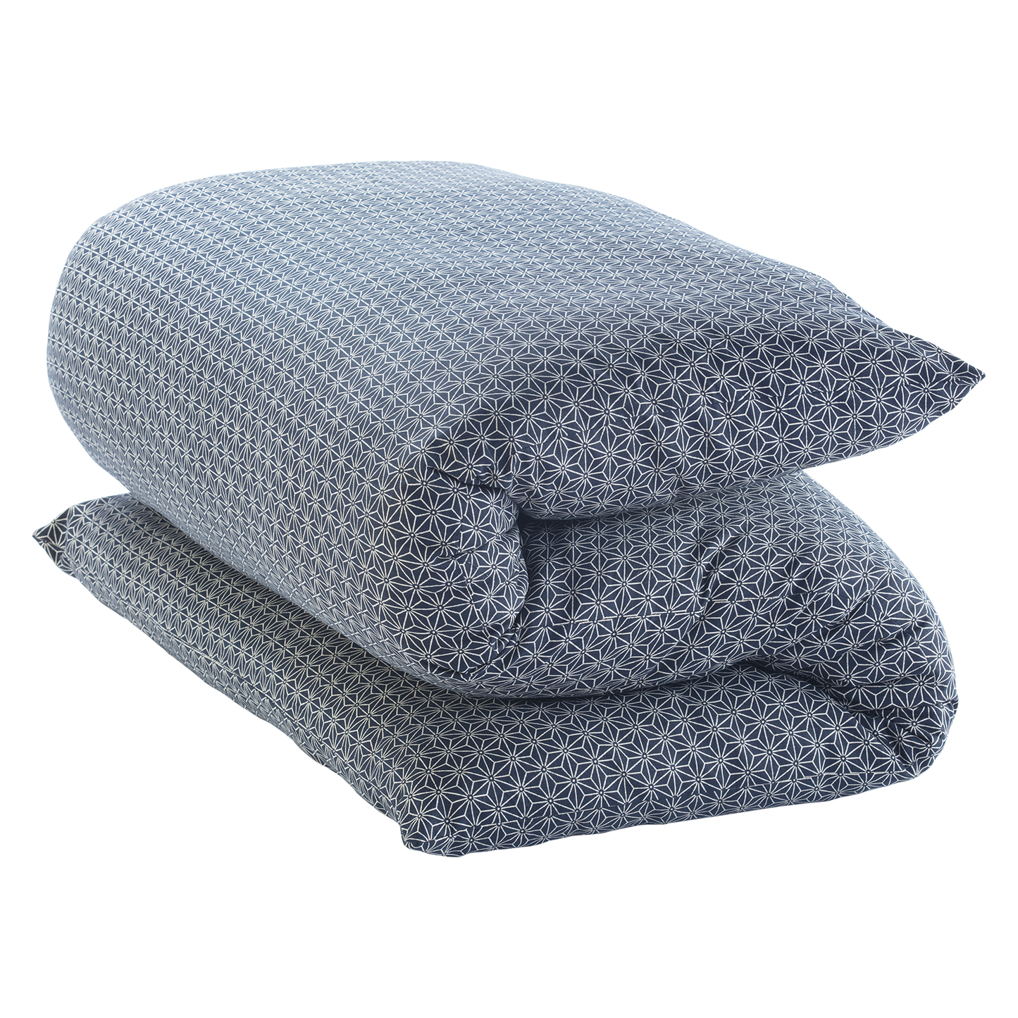 Shiki Futon Asa No Ha Navy #1 Removable COVER ONLY