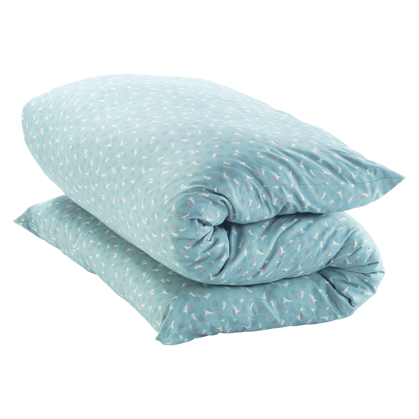 Shiki Futon Usagi Sky Blue Removable COVER ONLY