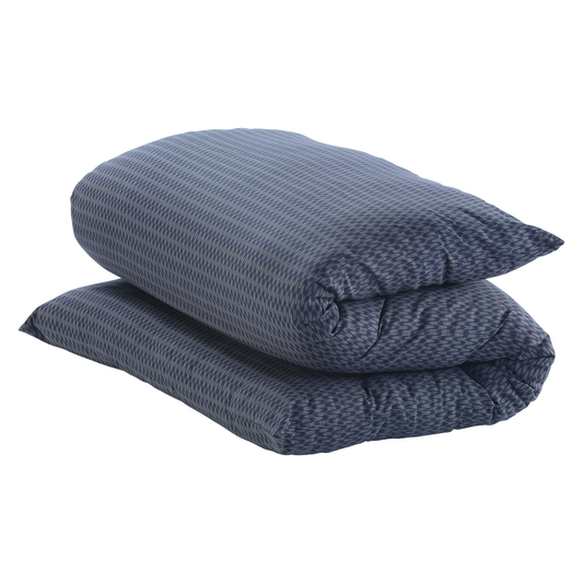 J-Life Shikifuton with Ya Gasuri Navy Removable Cover