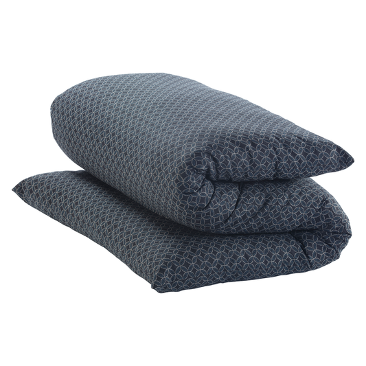 J-Life Shikifuton with Marugata Navy Removable Cover