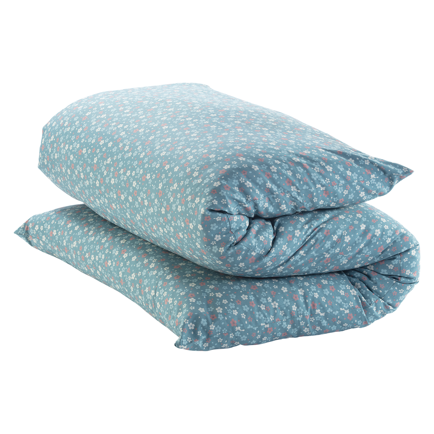 Shiki Futon Cherry Blossom Blue Removable COVER ONLY