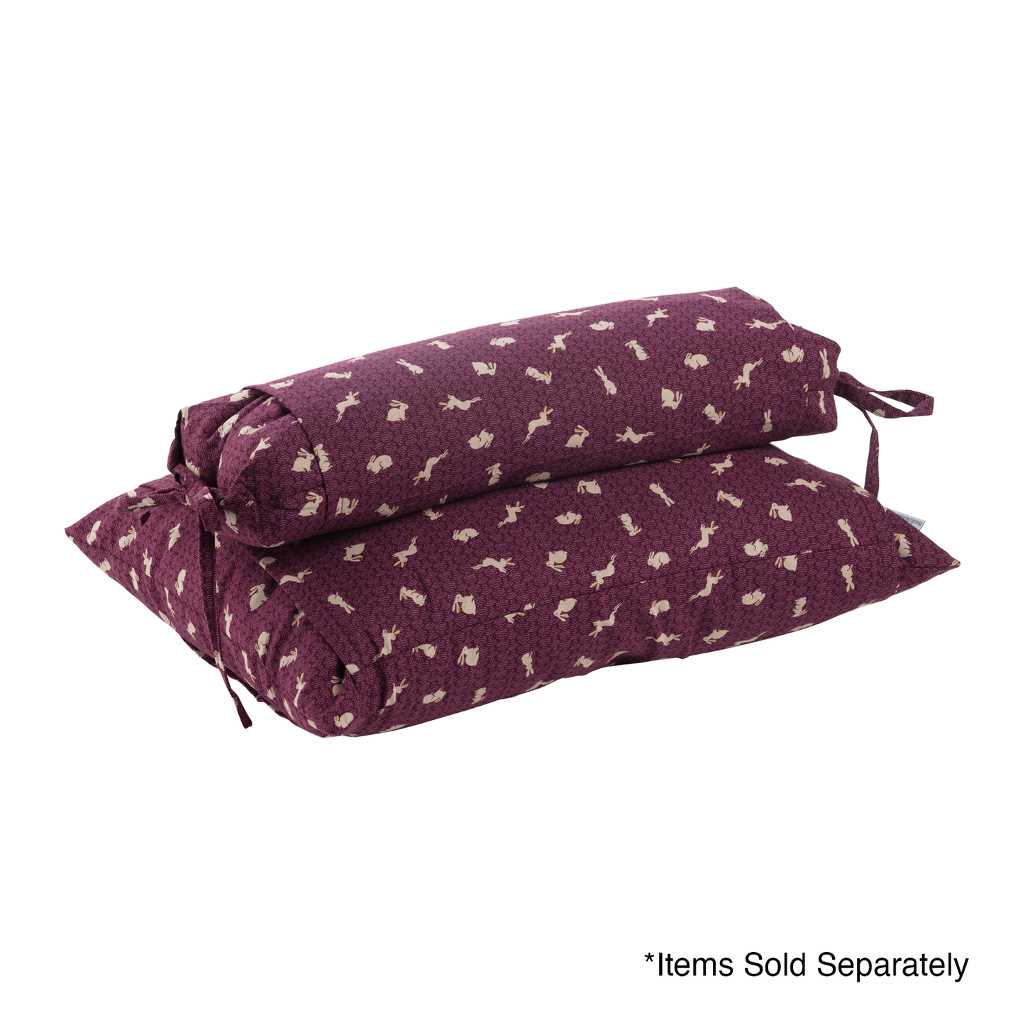 J-Life Usagi Purple Buckwheat Hull Pillow