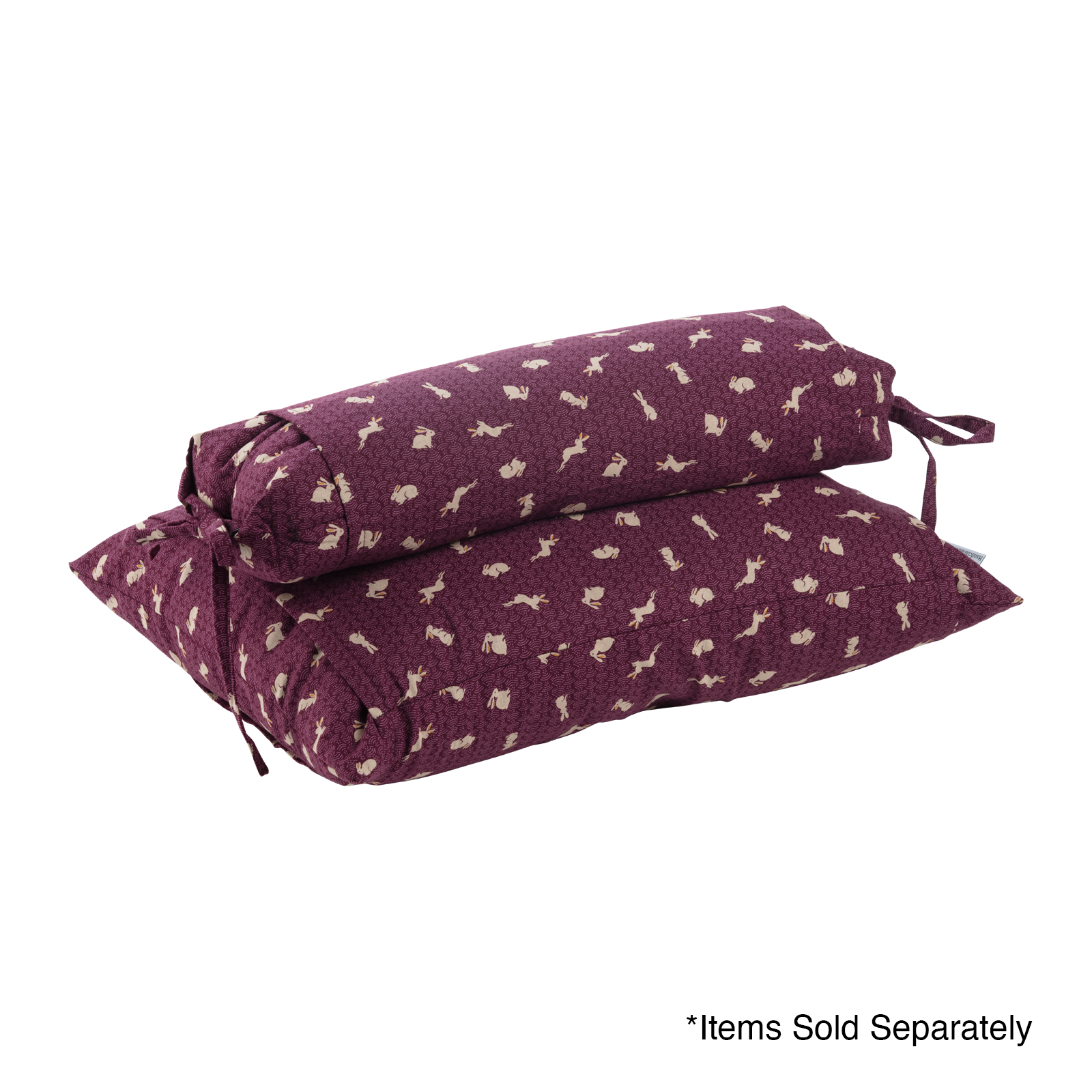 J-Life Usagi Purple Buckwheat Hull Pillow