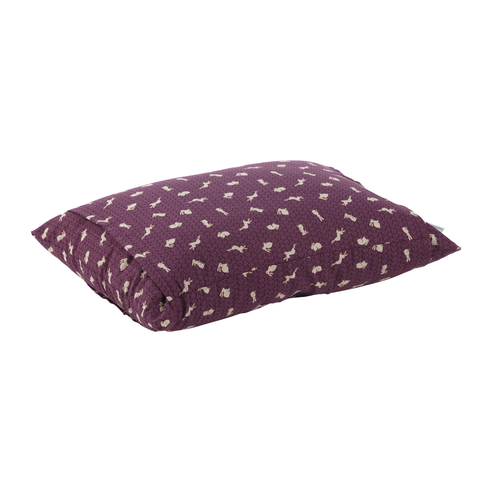 J-Life Usagi Purple Buckwheat Hull Pillow_Pillows & Shams