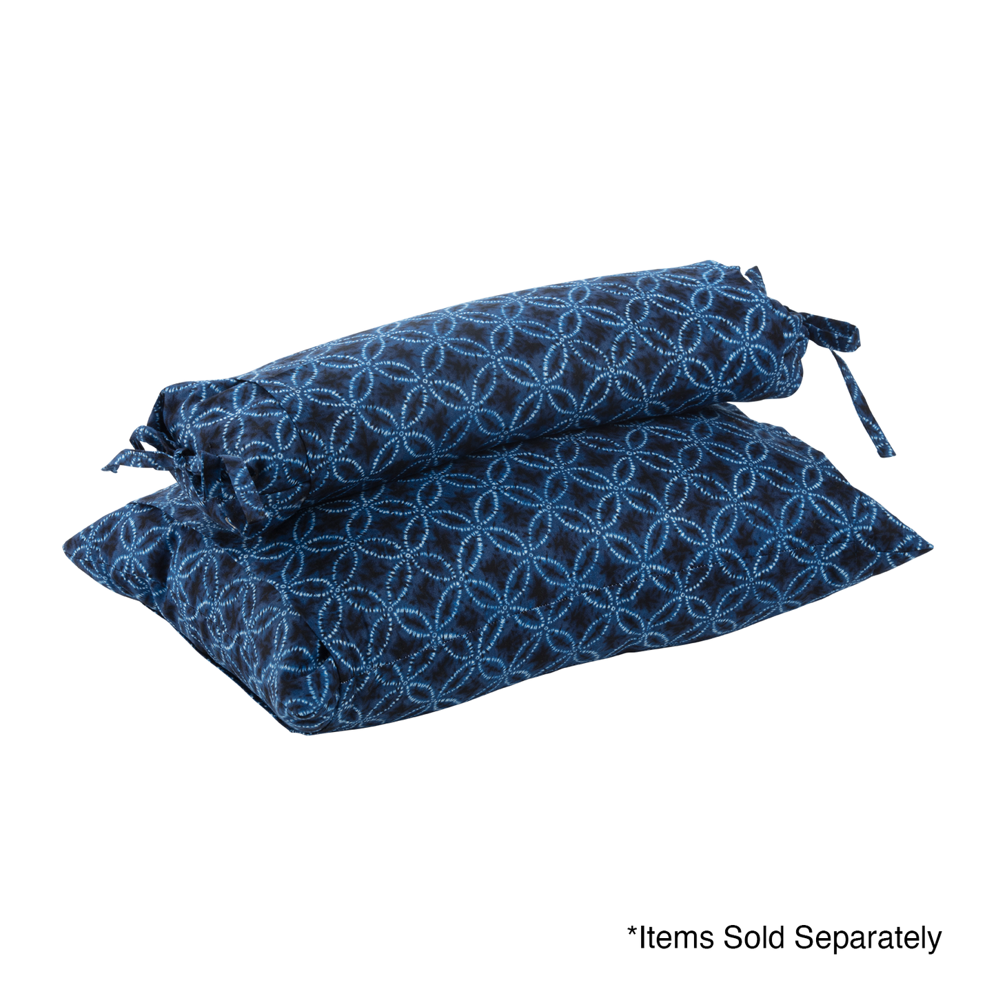 J-Life Taidai Navy Buckwheat Hull Pillow