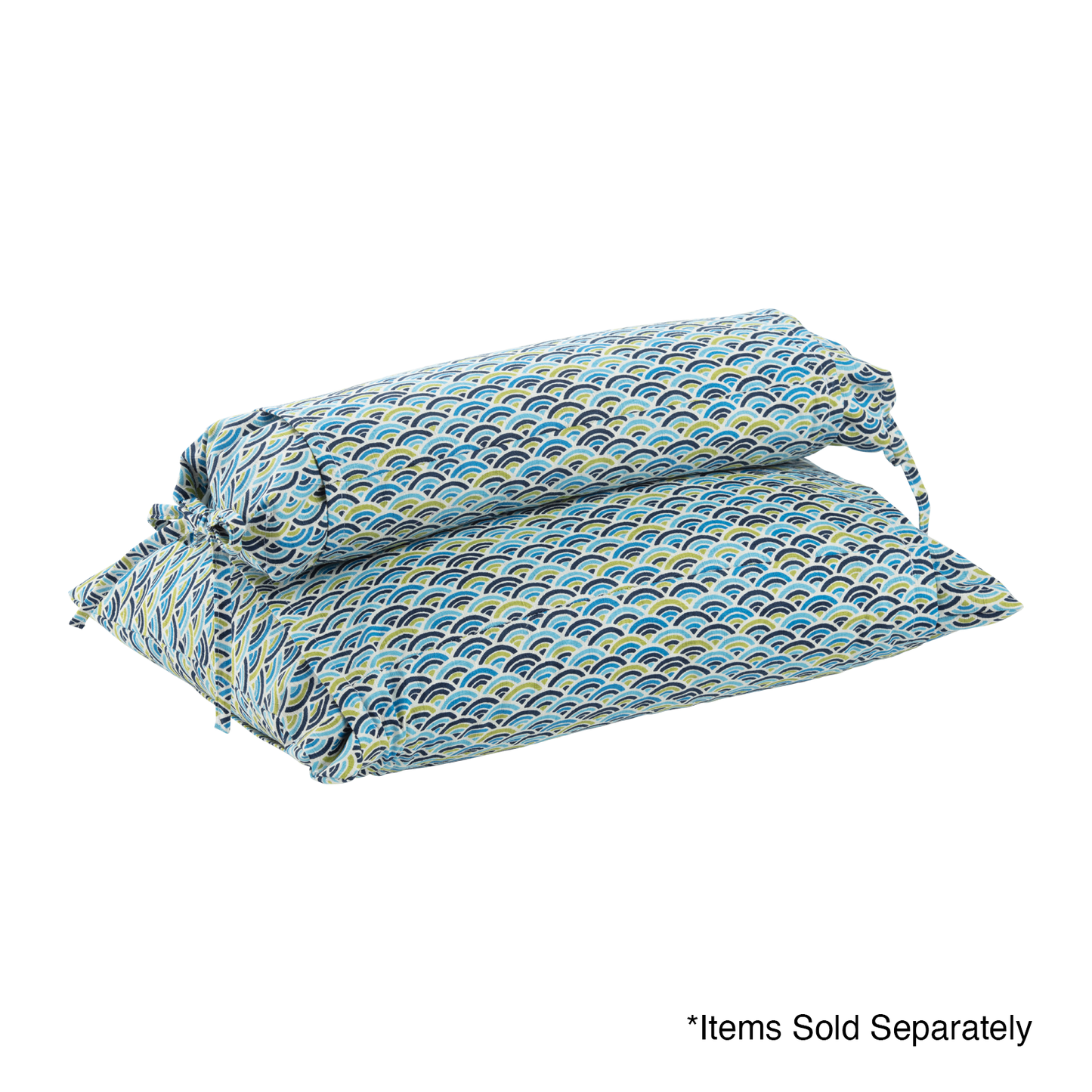 J-Life Colorful Seika Ha Blue Buckwheat Hull Pillow