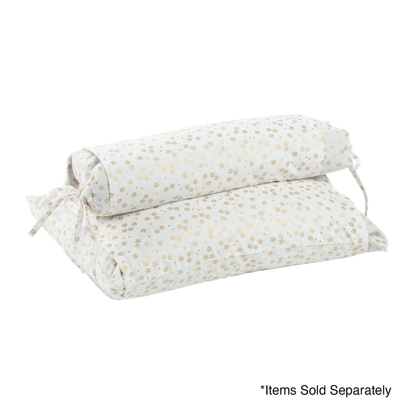 J-Life Sakura Gold Sparkle Buckwheat Hull Pillow