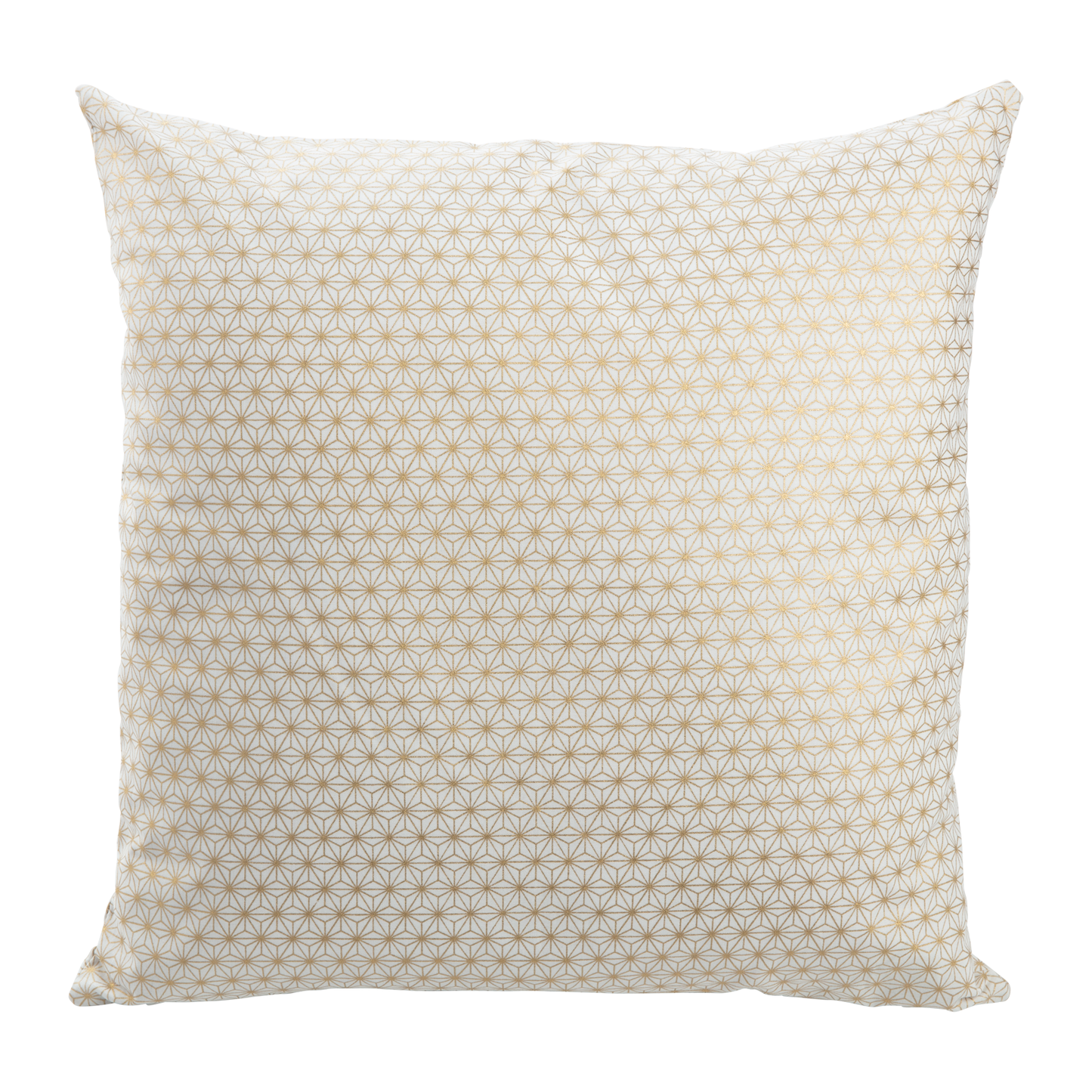 Asa No Ha Gold Sparkle Throw Pillow