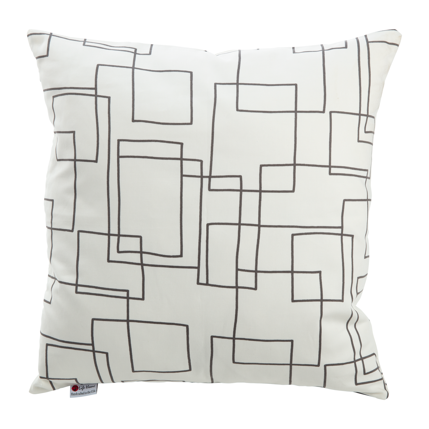 Shikaku White Throw Pillow