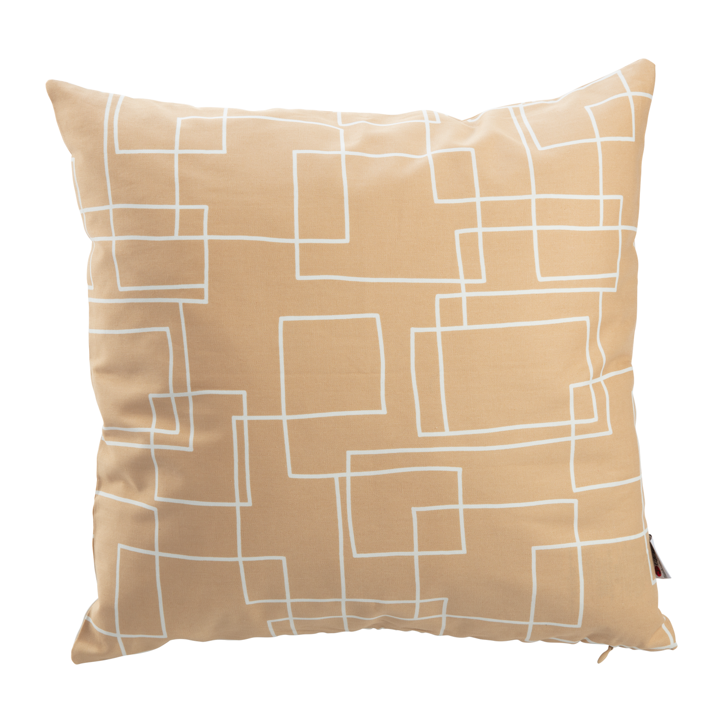 Shikaku Tan Throw Pillow