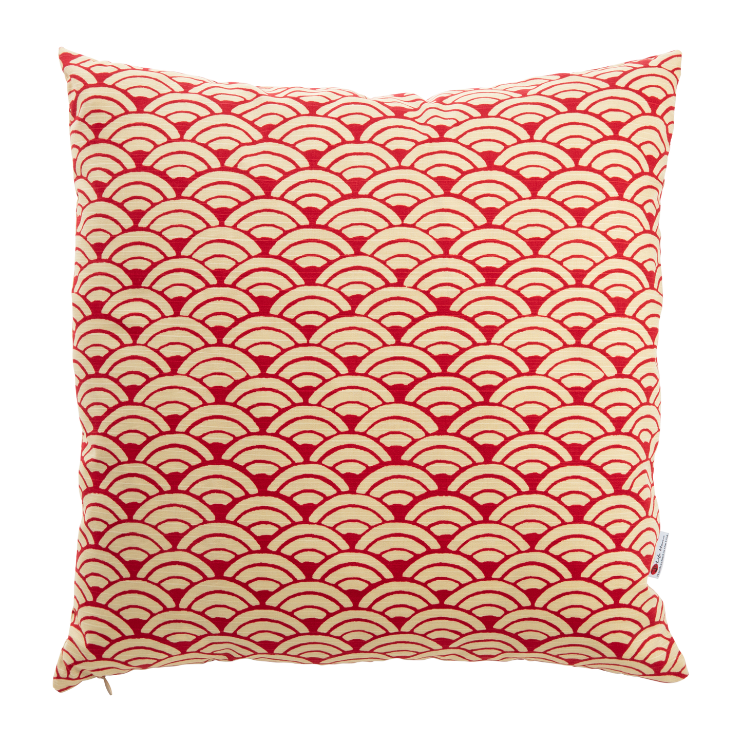 Jumbo Seika Ha Red Throw Pillow
