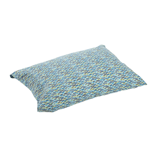 J-Life Colorful Seika Ha Blue Pillowcase