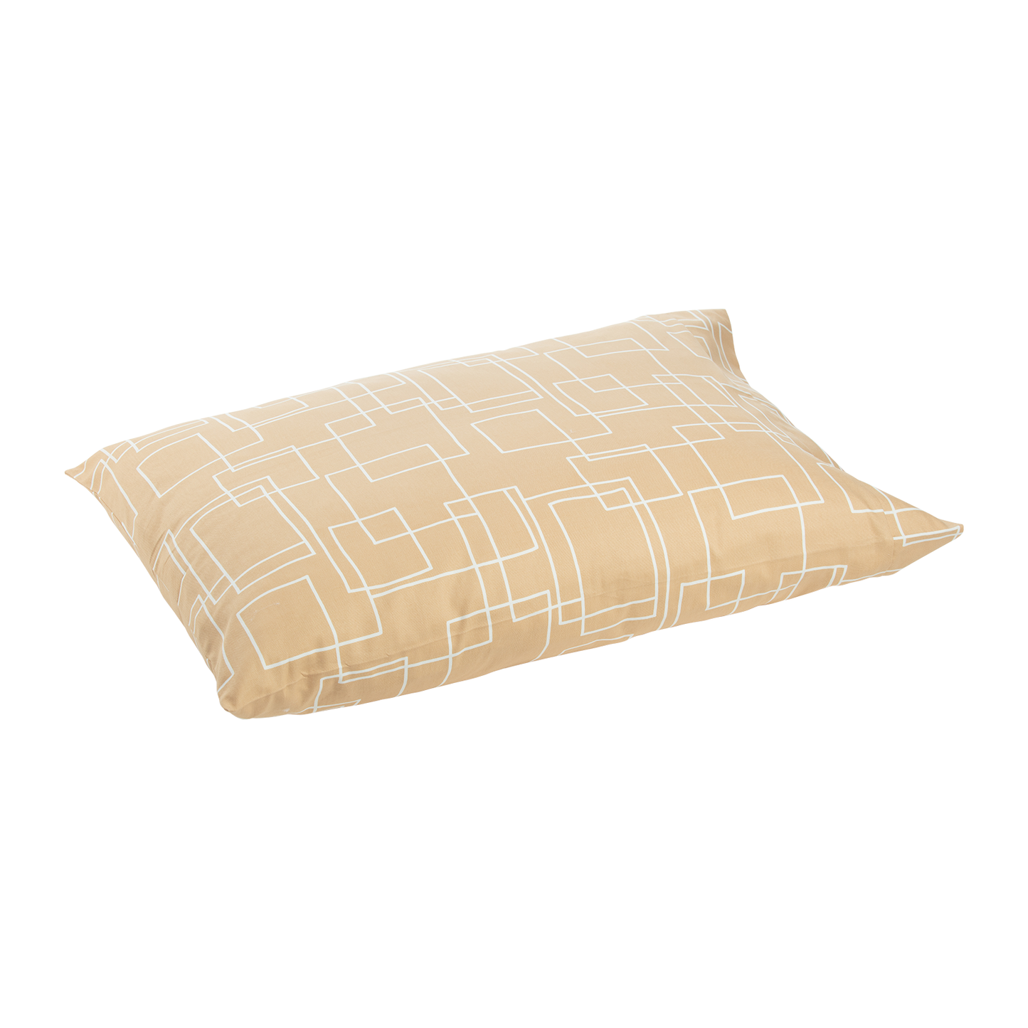 J-Life Shikaku Tan Pillowcase_Pillows & Shams