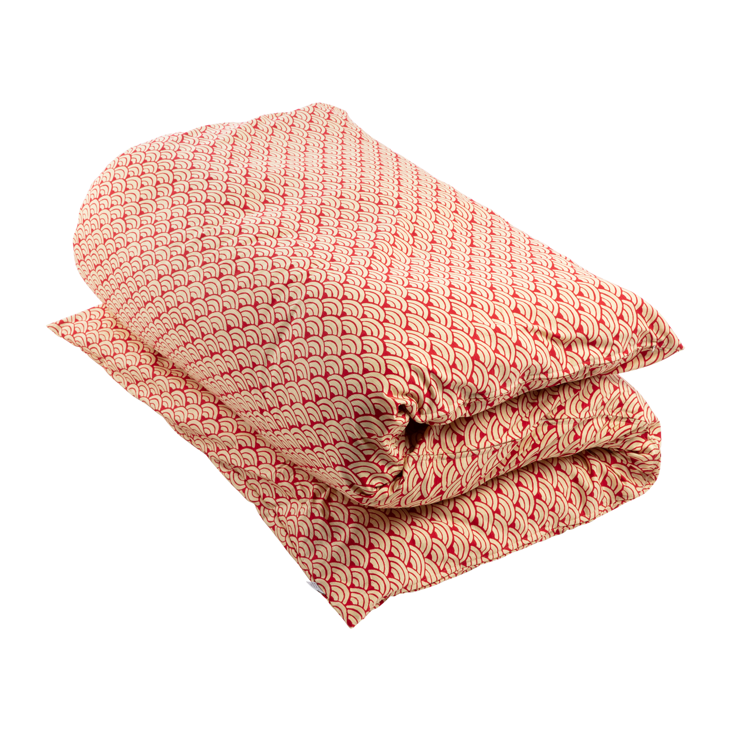 Shiki Futon Jumbo Seika Ha Red Removable COVER ONLY