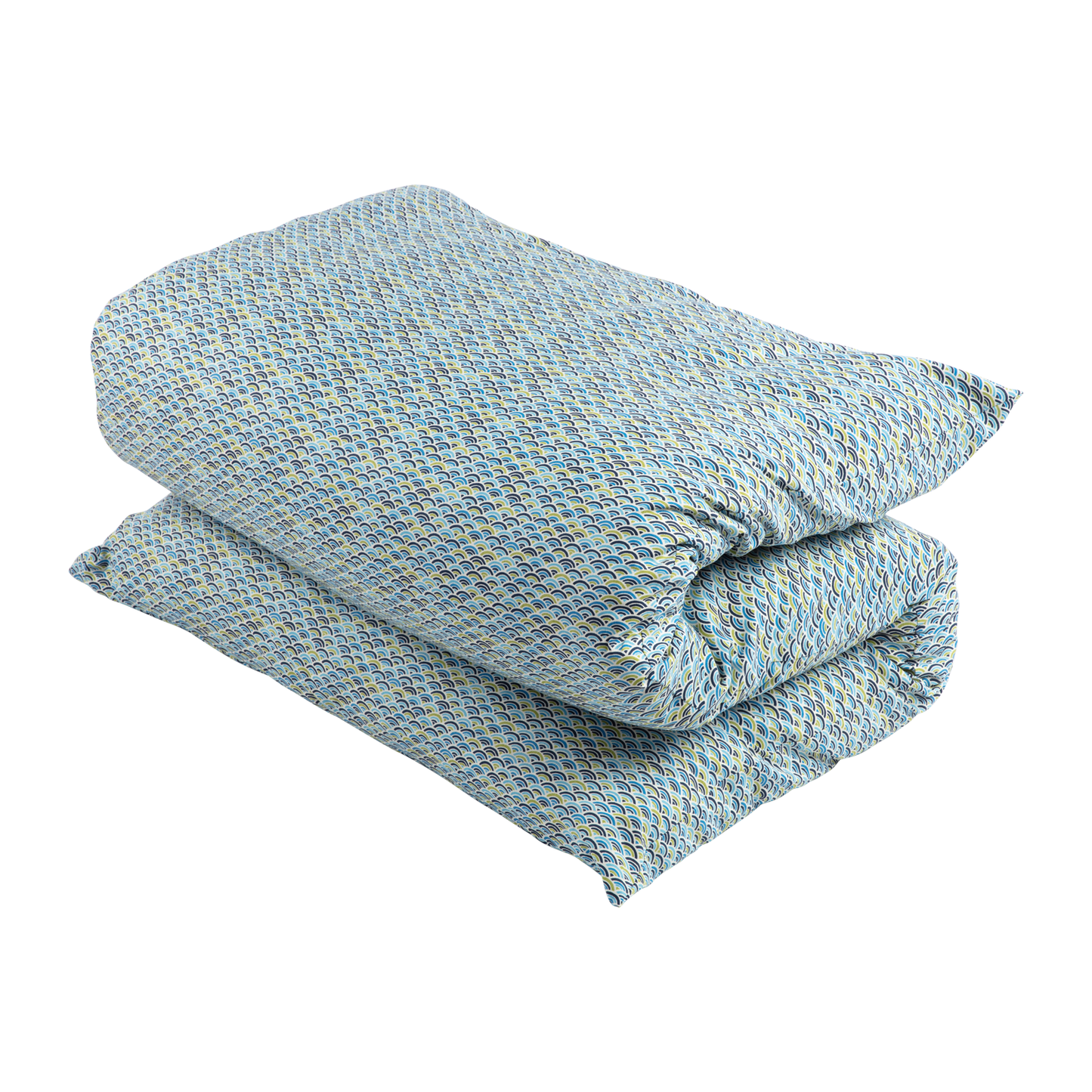 Shiki Futon Colorful Seika Ha Blue Removable COVER ONLY