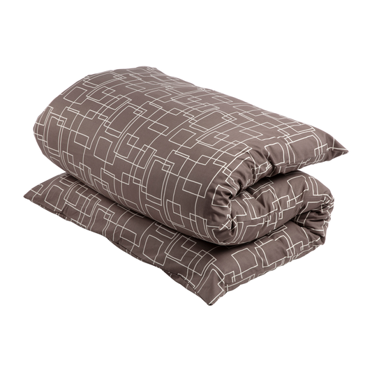 Shiki Futon Shikaku Brown Removable COVER ONLY