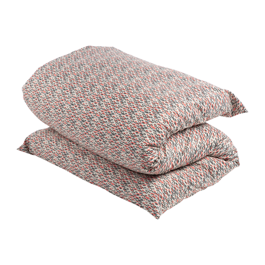 Shiki Futon Colorful Seika Ha Red Removable COVER ONLY