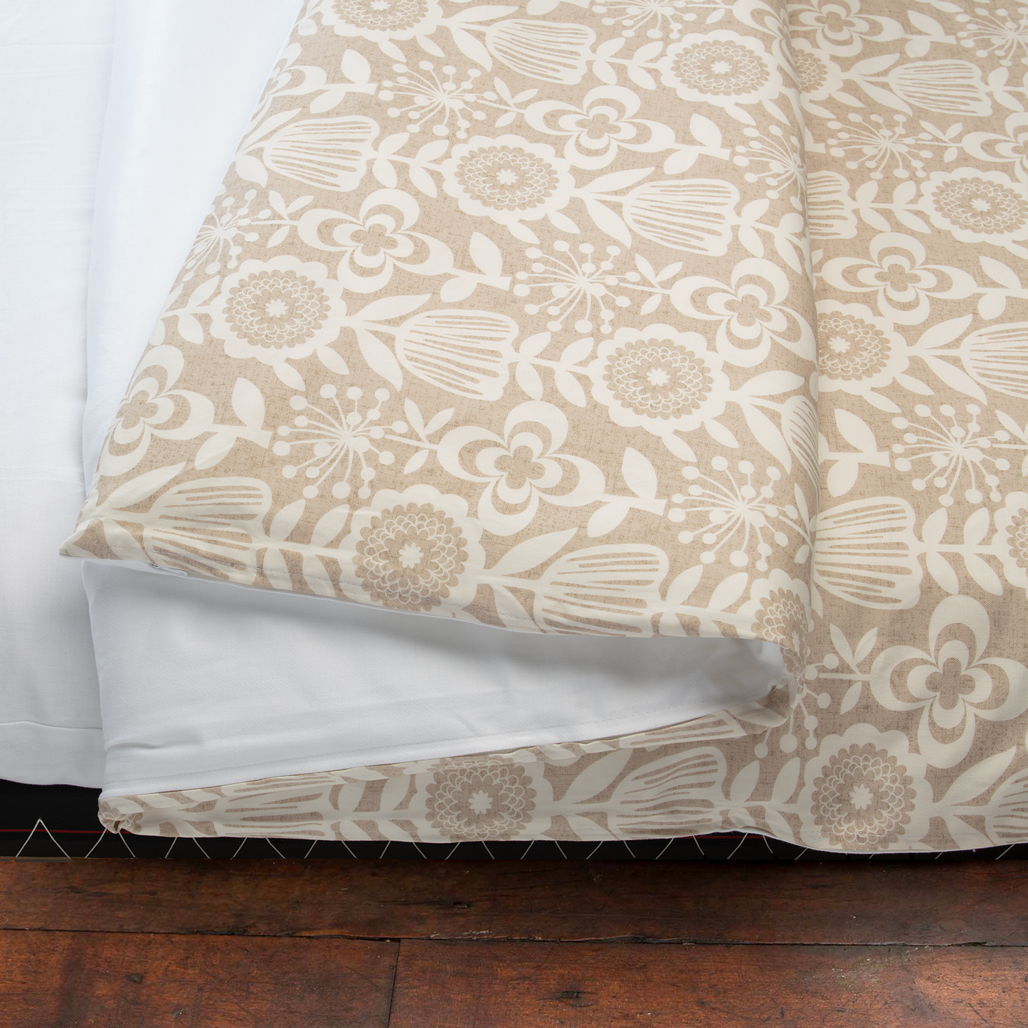 J-Life Saku Tan Custom Kakefuton with Removable Cover_Kakefutons