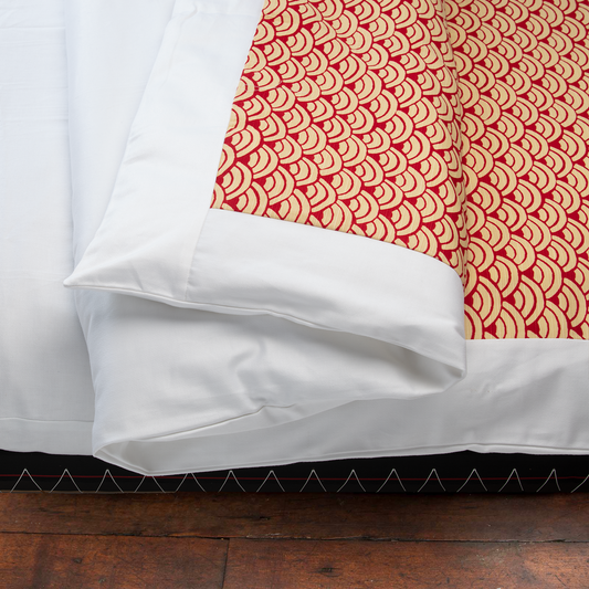 J-Life Jumbo Seika Ha Red Custom Kakefuton with Removable Cover