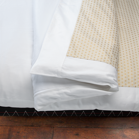 J-Life Asa No Ha Gold Sparkle Custom Kakefuton with Removable Cover