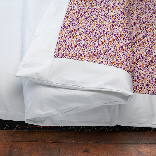 J-Life Colorful Seika Ha Purple Custom Kakefuton with Removable Cover