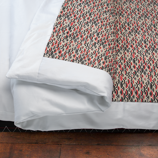 J-Life Colorful Seika Ha Red Custom Kakefuton with Removable Cover