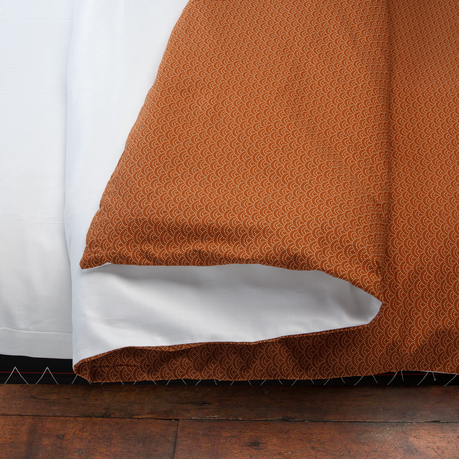 J-Life Seikai Ha Orange Custom Kakefuton with Removable Cover_Kakefutons