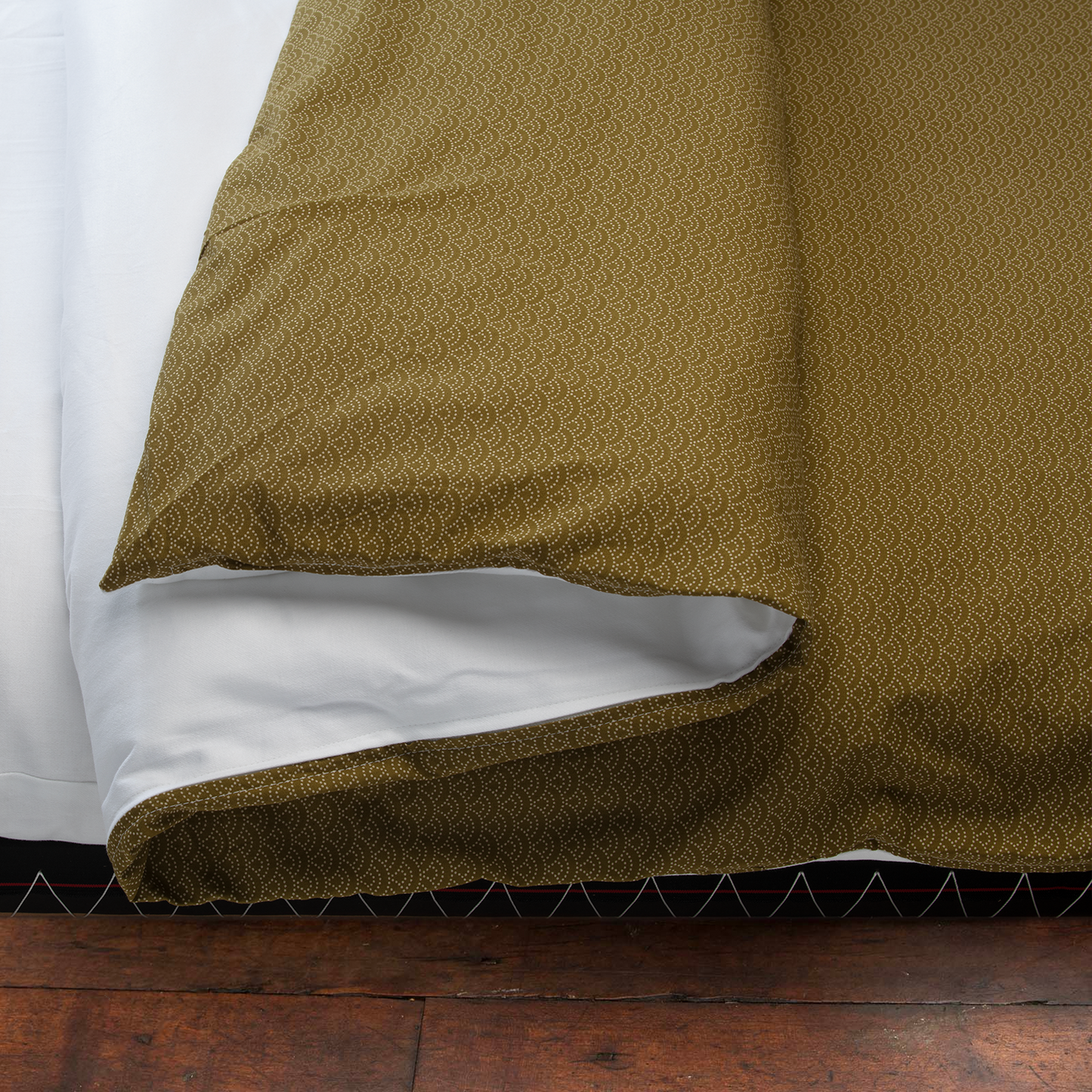 J-Life Seika Ha Green Custom Kakefuton with Removable Cover_Kakefutons