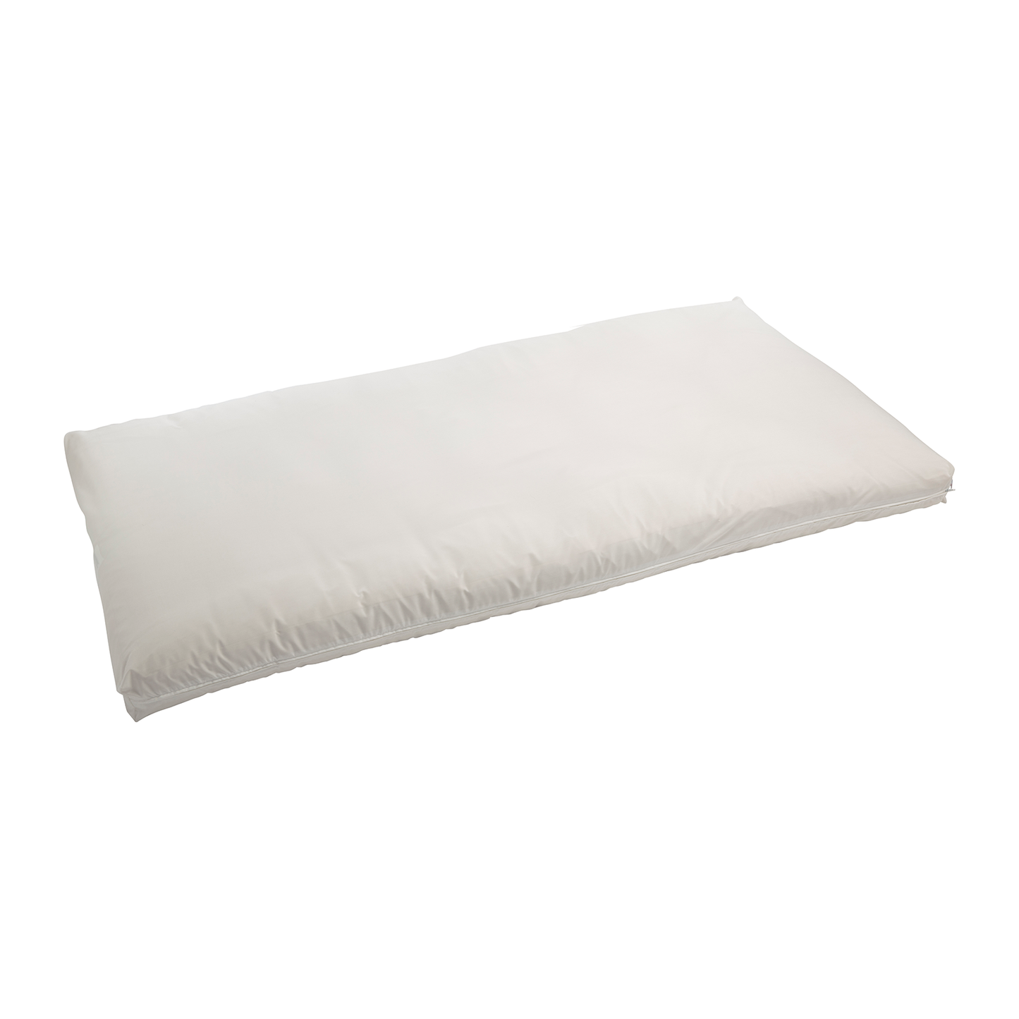 Shikifuton inside of zipped shikiftuon protective cover laid out across a solid white backdrop.