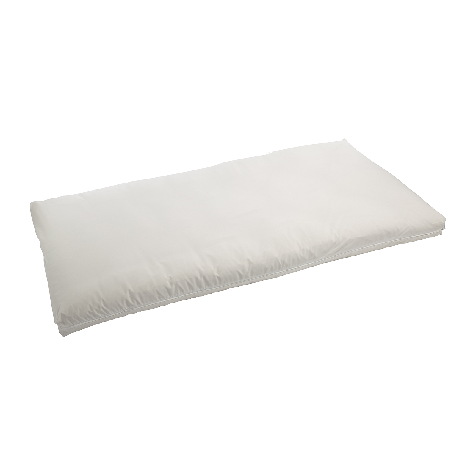 Shikifuton inside of zipped shikiftuon protective cover laid out across a solid white backdrop.