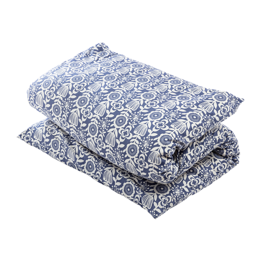 J-Life Shikifuton with Saku Navy Removable Cover