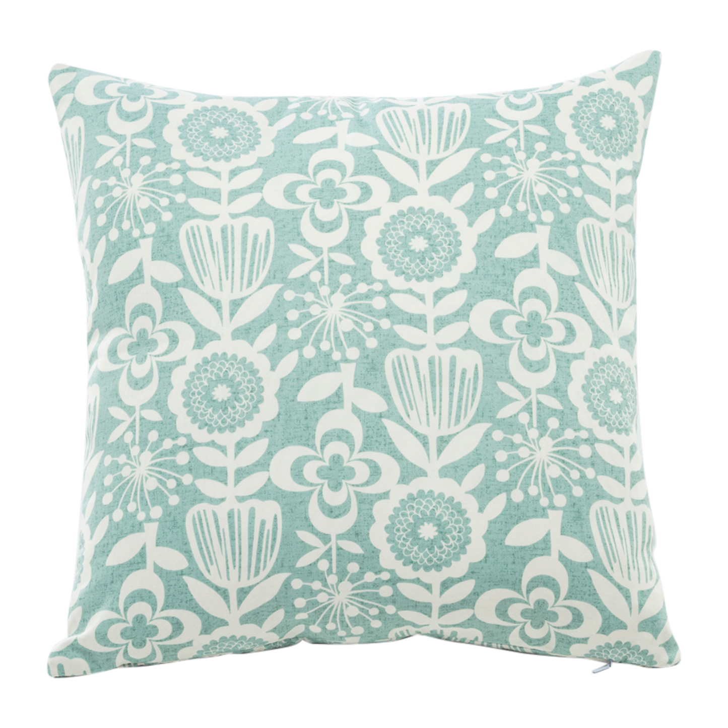 Saku Aqua Throw Pillow