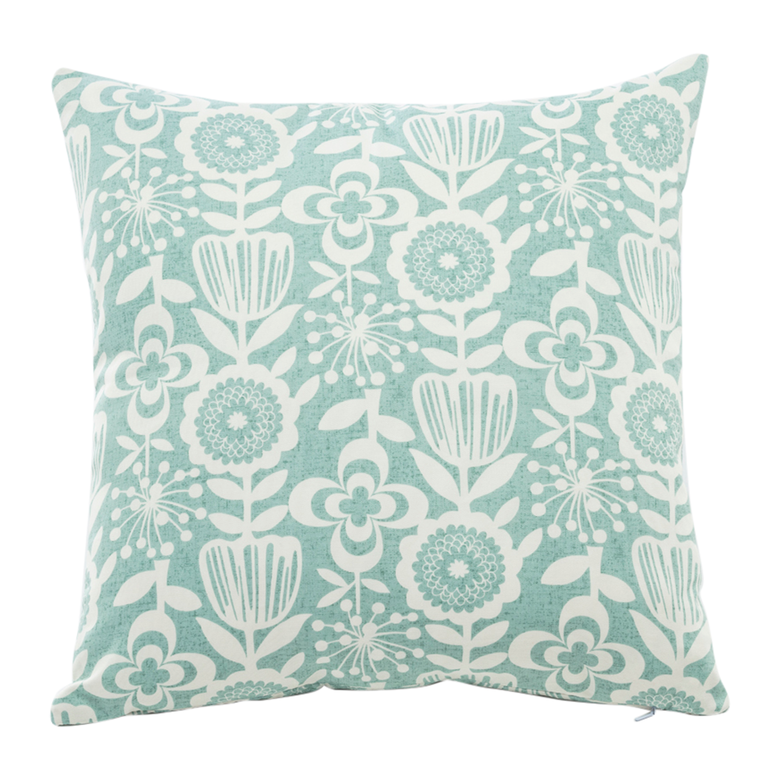 Saku Aqua Throw Pillow