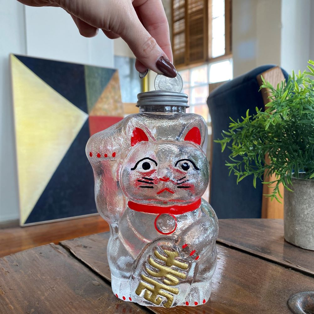 Glass Maneki Neko Jar_Lifestyle_Dining_Japanese Home_Traditional_1_2_3_4