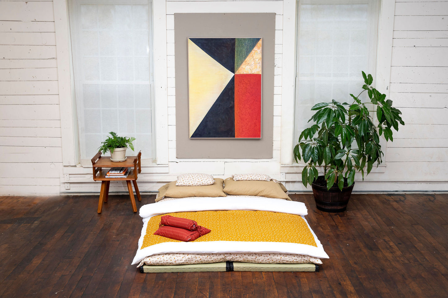 J-Life Shikifuton with Fukurou Natural Removable Cover