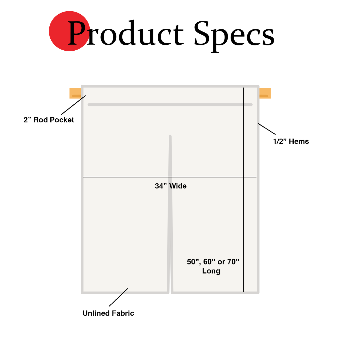 Saku Tan Noren Japanese Door Curtain