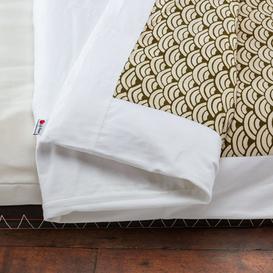 J-Life Jumbo Seikai Ha Matcha Custom Kakefuton with Removable Cover_Kakefutons & Kakefutons