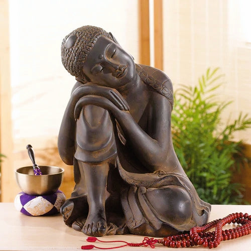 Small Garden Resting Buddha Sculpture