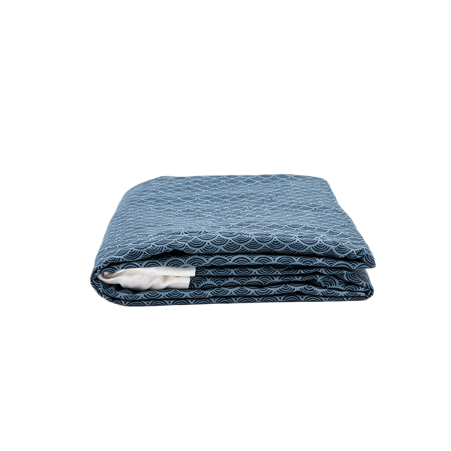J-Life Nami Blue Custom Kakefuton with Removable Cover_Kakefutons_Kakefuton with custom cover