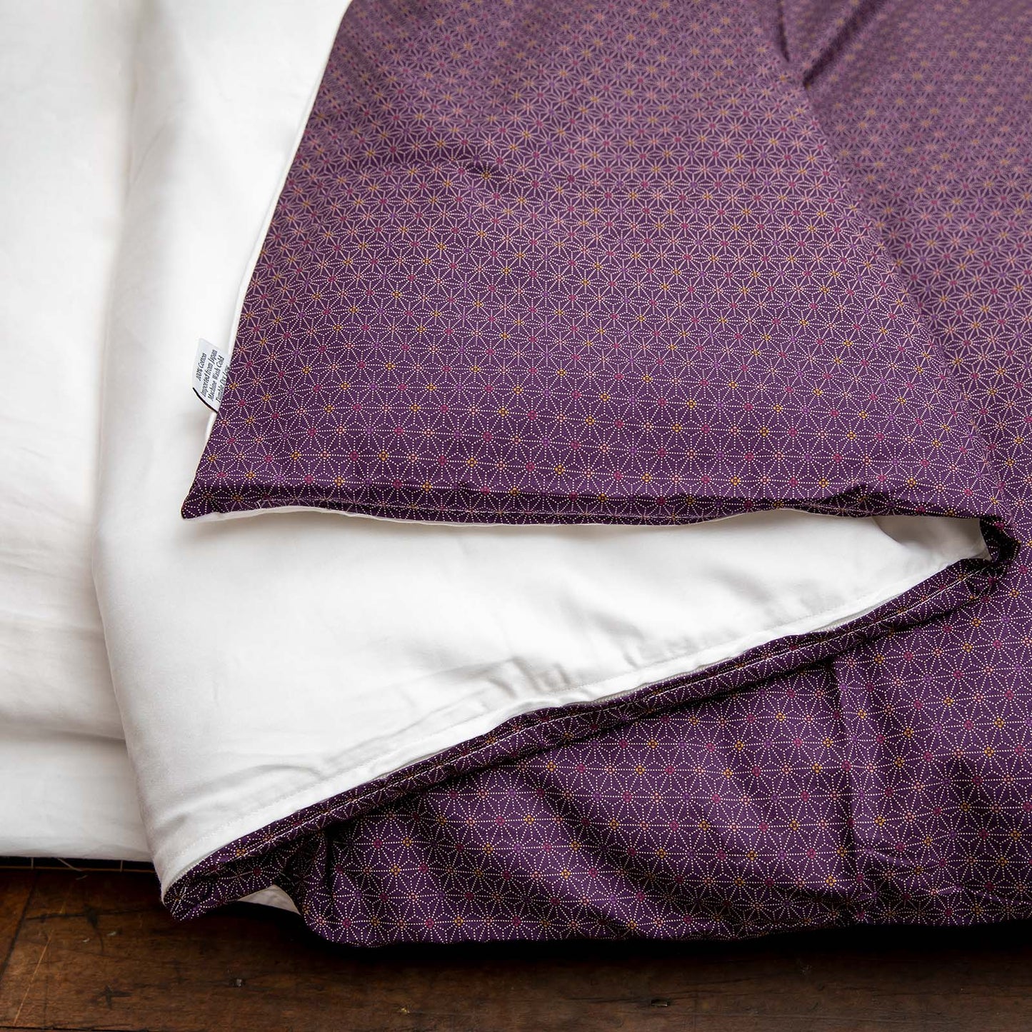 J-Life Asa No Ha Purple #3 Custom Kakefuton with Removable Cover_Kakefutons