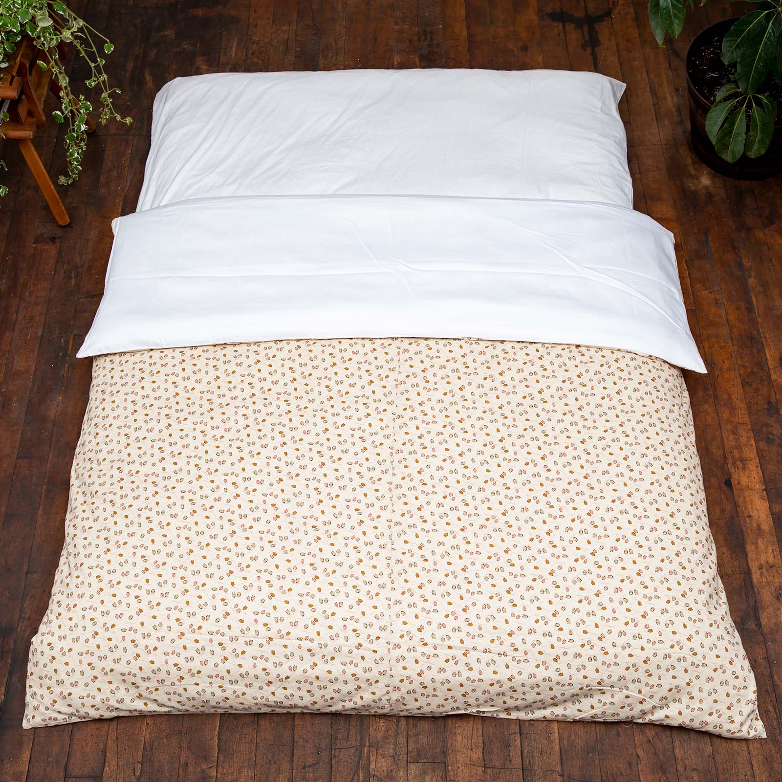 J-Life Fukurou Natural Custom Kakefuton with Removable Cover_Kakefutons_Kakefuton with custom cover_Japan Tradition_Sleep System