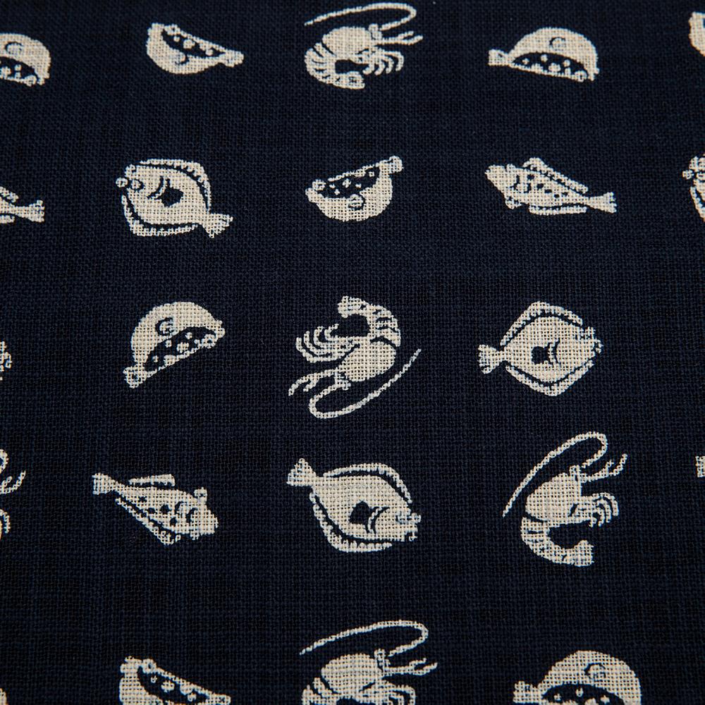 J-Life Marin Navy Pillowcase_Pillows & Shams_Pillowcase_100% Cotton