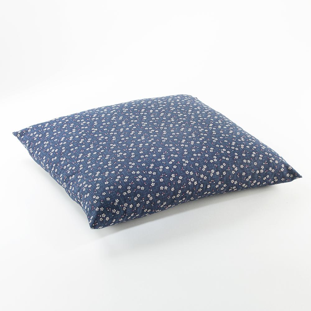 J-Life Sakura Navy Zabuton Floor Pillow
