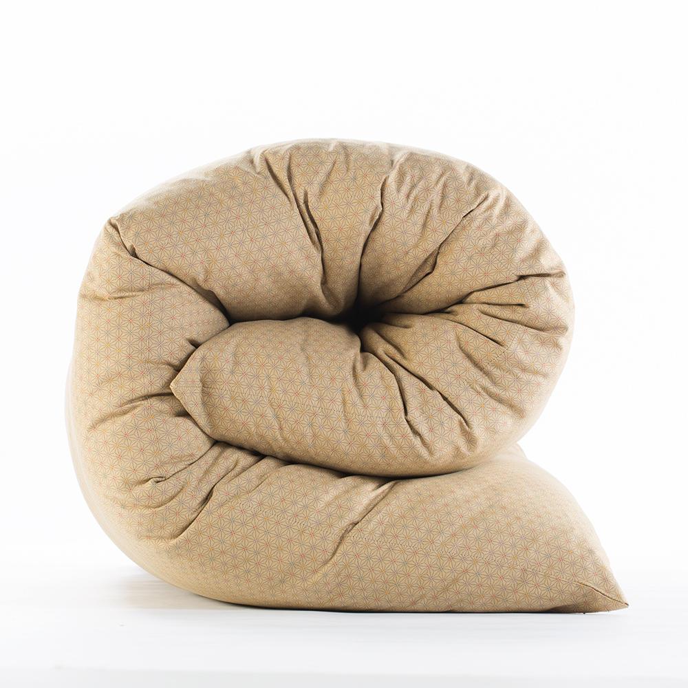 Shiki Futon Asa No Ha Gold Removable COVER ONLY