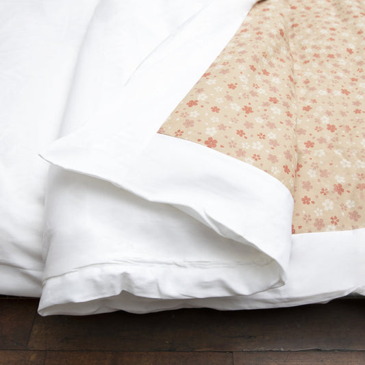 J-Life Cherry Blossom Tan Custom Kakefuton with Removable Cover